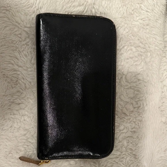 Prada Patent Leather Large Zippy Wallet - Picture 11 of 11